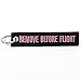 Rotary13B1 Remove Before Flight - Keychain - Black/Pink