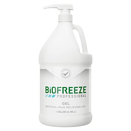 Biofreeze Professional Pain Relief Gel, 1 Gallon Pump, Green