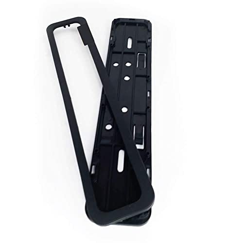 Image of Premium Front and Back Number Plate Frame for Bikes (Black, Standard Size for All Bikes) - Set of Two