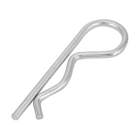 Hilitand 10pcs Galvanized Iron Cotter Pin Clips Cover