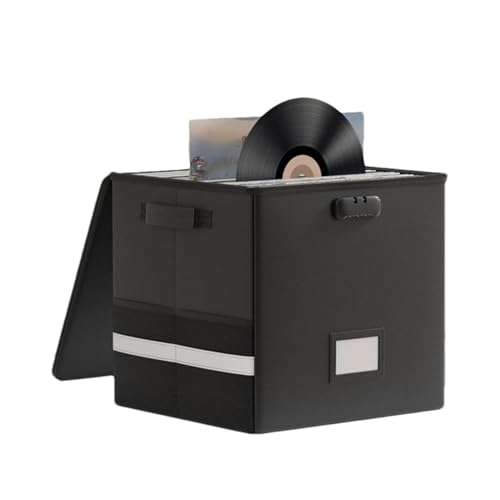 Caisse de Rangement pour Archives - Boîte Ignifuge pour Disques - Organisateur d'Albums Imperméable - Pour Déménagement Expédition Emballage Classe Photos...