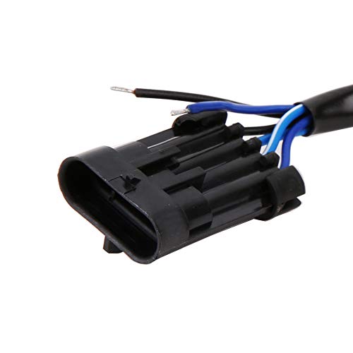 BICYACO 5-3/4 Inch 7 inch LED Headlight Wire Harness Adapter for Harley Davidson Street Glide Road King Electra Glide-1 PCS