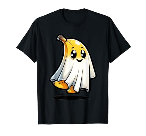 Grupo de disfraces de Halloween fantasma espeluznante y divertido y lindo Boo Banana Camiseta