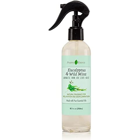 Eucalyptus & Wild Mint Pillow and Room Spray, Natural Air Fresheners for Home Fragrance, Made with Premium Essential Oils, Relax Your Body & Mind, Refreshing Home Fragrance and Bathroom Mist Cover