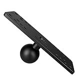 長方形AMPSプレート付き1.5インチボールマウント、ボールマウントベース魚群探知機マウント RAM 1.5インチCサイズダブルソケットアームと魚群探知機に対応