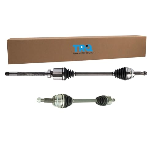 Image of TRQ Front Driver and Passenger Side CV Axle Assembly Set 2 Piece for 2013-2016 Toyota Sienna 2011-2012 Sienna V6 3.5L AWD