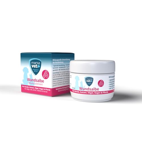 Bellfor Grasmilben Schutz-Set für Hunde – Anti-Grasmilben Spray 250 ml mit Teebaumöl & Lavendelöl + Marsavet Wundsalbe 30 ml – Natürliche Pflege bei Hautreizungen