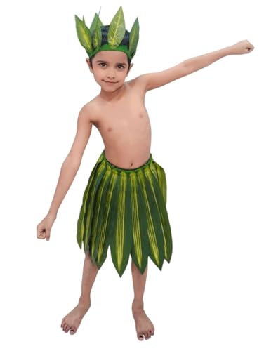 Image of BookMyCostume Tarzan Mowgli Jungle Book Cartoon Character Kids Fancy Dress Costume for Boys