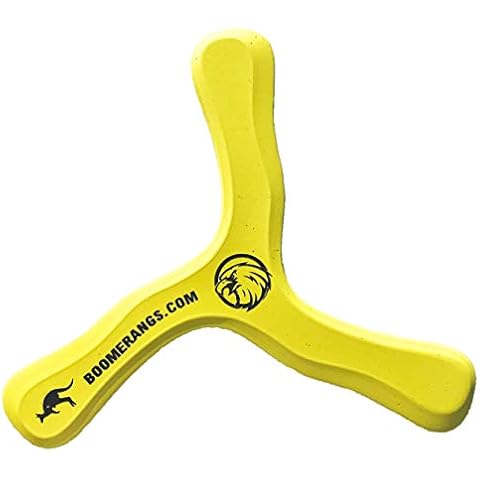 Yellow Buzz Boomerang - Safe Fast Catch Boomerang for Kids Cover
