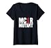 Womens MC1R Mutant Ginger Red Hair Funny Redhead V-Neck T-Shirt