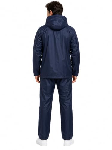 Image of Romano nx Men's 100% Waterproof Raincoat, Hooded, Reversible Double Layer, 3 Years Warranty