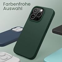 JETech Silikon Hülle für iPhone 15 Pro Max, Nachtgrün – Ansicht 6