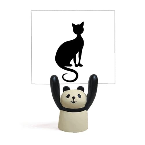 Support de mémo chat noir pour décorer votre bureau de travail
