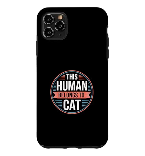 This Human Belongs To A Cat �X�}�z�P�[�X iPhone 11 Pro Max �p