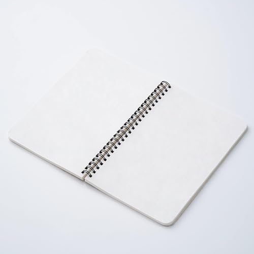 FACTOR NOTES Spiral-Bound Notebook: 90 GSM | A5 | 160 Pages | Plain (Rainbow in Dark)