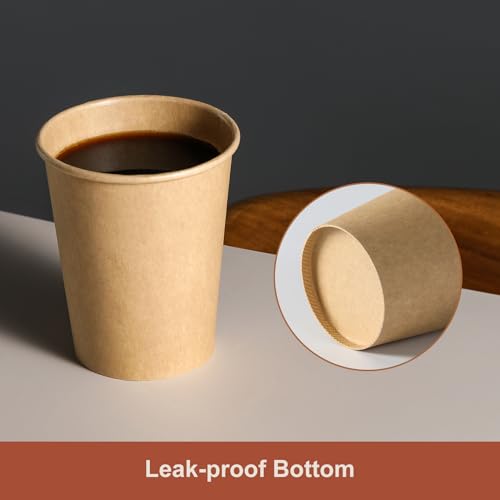 AOZITA 120 Pack 8 oz Paper Cups - Save 6% - Image 3