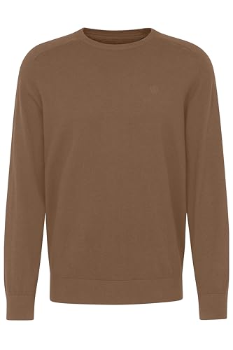Pull à col rond bugatti marron en taille XXXXL homme, le confort chaleureux à s'offrir