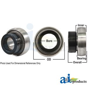 A&I Products Bearing Ball; SPH. PL Part NO: A-RA103RRB2-I
