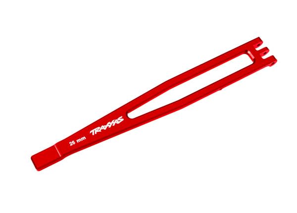 Traxxas 8327-RED - Aluminum Battery Hold-Down, Red