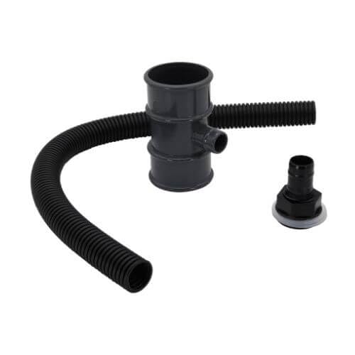 Image of FloPlast Mini Gutter Rain Diverter - 50mm Anthracite Grey