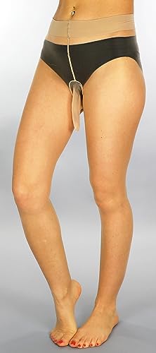 Mona's Choice Second Skin Ultra Sheer to Waist Glossy XL Pantyhose/Mens Pantyhose/Mens Trouser Tights3