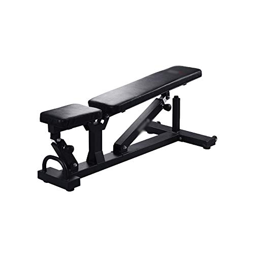 GLETSF Banco De Pesas Pequeño para Mancuernas, Multifuncional, Ajustable Y Plegable, Soporta hasta 300 Kg. Equipo Profesional De Fitness.