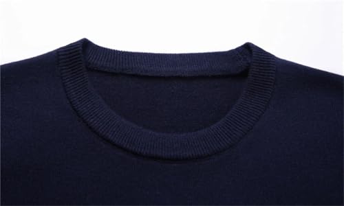 Mens Round Neck Sweater Vest Casual Sleeveless Knitted Pullover Vest Top3
