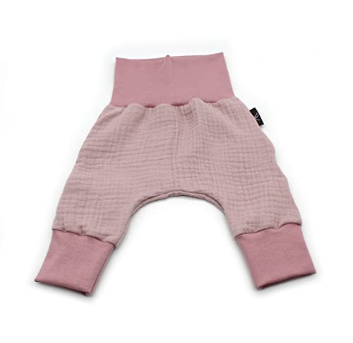 Sarouel Pumphose Mit Eulenprint – Mitwachshose Für Jungen & Mädchen (Gr. 62-104) | Aus Baumwolle, Bequem