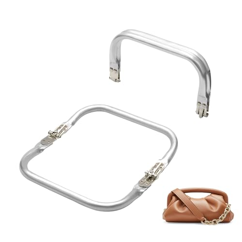 Contenuto del Set: Ogni confezione contiene 2 chiusure a forma di U in alluminio per borse, con dimensioni piegate singole di 160×90mm / 200×90mm. Compatte e pratiche, si aprono completamente a 180° e sono ideali per borse a mano, portafogli, borse fai-da-te e vari progetti creativi, permettendoti di realizzare facilmente borse personalizzate e soddisfare diverse esigenze di creazione.