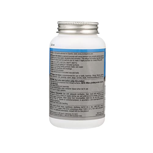 CRC SL35901 Copper Anti-Seize Lubricating Compound, 8 Wt Oz