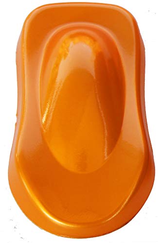 25g Bright Orange Candy Paint Powder, Orange Metallic Paint Pigment Iron Oxide Orange Paint Powder with 8 oz. Mixing Cup