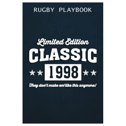 Rugby Playbook :Gift for 24 Years Old Vintage Classic Car 1998 24th Birthday: Gifts for Grandpa:Practical Rugby Game Coach Play Book | Coaching ... Tactics & Strategy | Gift for Coaches