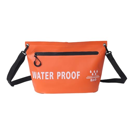 CALANDIS™ Waterproof Crossbody Bag Waterproof Dry Bag for Hiking Trekking Fishing Orange | Accessories | Kayaking, Canoeing & Rafting | Water Sports