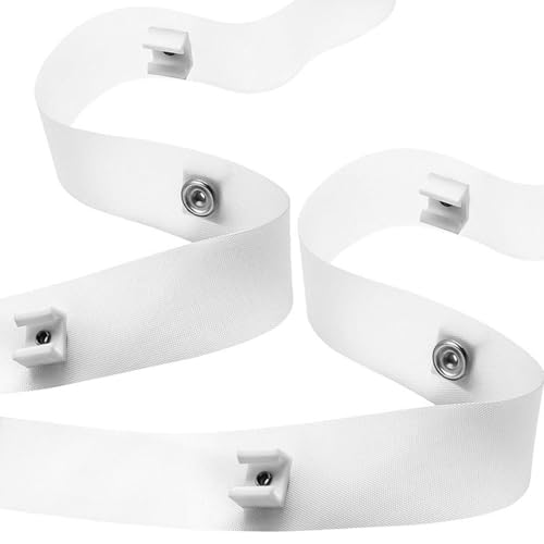 Cinta deslizante para barras de cortina, cinta deslizante transparente de RV, piezas y hardware para muebles de autocaravanas, 2 unidades de cinta deslizante transparente, accesorios para cubrir