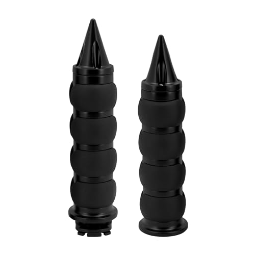 Poignées de guidon de 25 mm noir pour moto Harley Davidson Sportster XL et Dyna depuis 1995