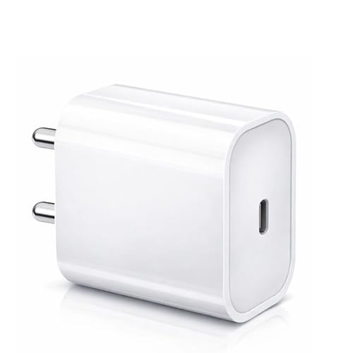 Image of iPhoคe Charger 20W Adapter Fast USB Type C Compatible with iPhoคe 17 Pro Max, iPhoคe 16 /16 Pro /16 Pro Max, iPhoคe 15 /14 /13 /12 PD 3.0 20W BIS Certified