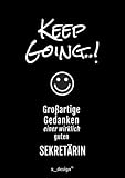  Notizbuch für Sekretäre / Sekretär / Sekretärin: Originelle Geschenk-Idee [120 Seiten liniertes DIN A4 blanko Papier]