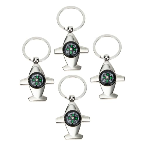 Set 4 Piezas Brújula de Bolsillo para Supervivencia Outdoor miniatura 1