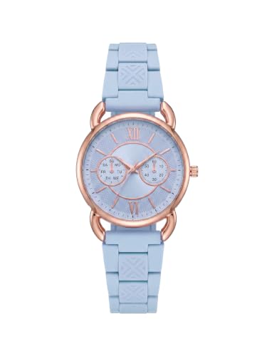 Image of Shocknshop Analog Women Watches Ladies Rose Gold Round Dial Metal Strap Wrist Watch for Woman and Girls -WCH196