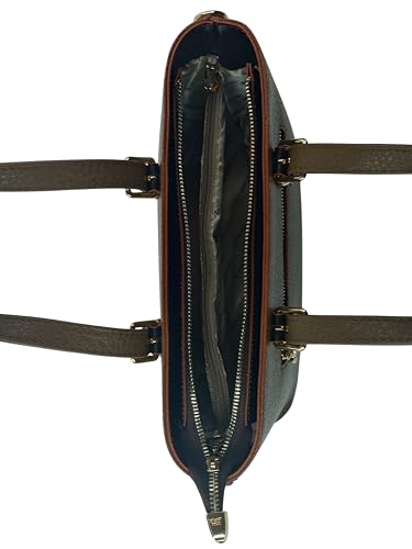 Bolso Tote Satchel con Asa Superior y Cierre de Cremallera miniatura 5