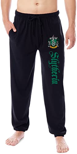 INTIMO Harry Potter Men's Hogwarts House Slytherin Sleep Jogger Pajama Pants