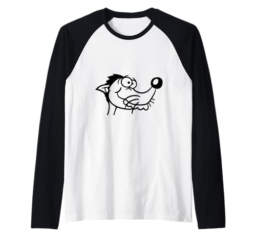 Perro Pequeño Mascota Feliz Lindo Loco Divertido Cómic Divertido Dibujos Animados Camiseta Manga Raglan