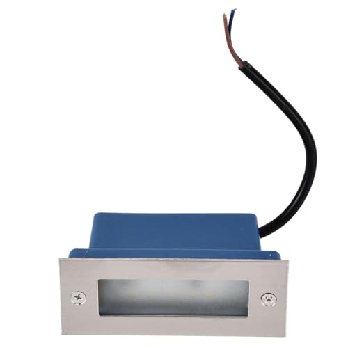 FUZHUI Rectangle Step Lights, Indoor Outdoor Water Stainless Steel Landscape Staircase LED Lights, High Heat, Quality LED Chips, IP65 Protection Tier