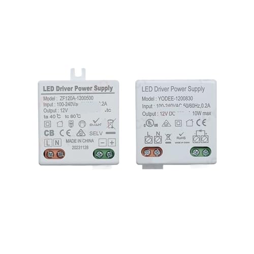 Adaptateur alimentation LED 12V tension constante boîtier ultra compact