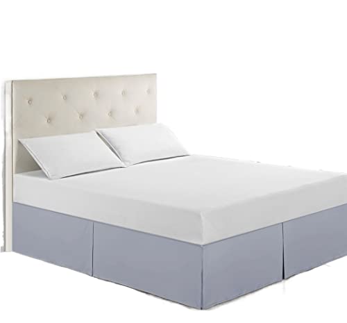 YYLUOYANG Cubre Somier Envoltura de Falda de Cama de Color sólido, Cubierta cepillada for el hogar, for Polvo, tamaño de decoración del hogar Faldas De La Cama(Blue Purple,T 99X190cm 39x75in)
