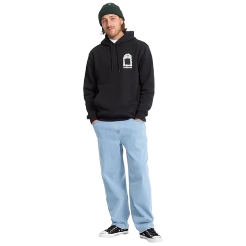 Volcom Noder Hoodie M sweat capuche homme vêtement skate noir m - 7