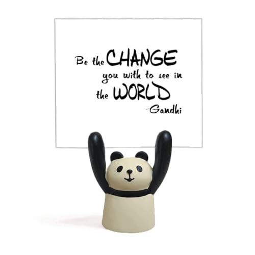 Support pour mémo Be Change See World porte-photo en bois pour bureau moderne