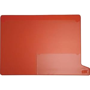 AMC Plastics OGD1780-OR (Orange) Letter Size Bottom End Tab Filing Out Guide – Pack of 25