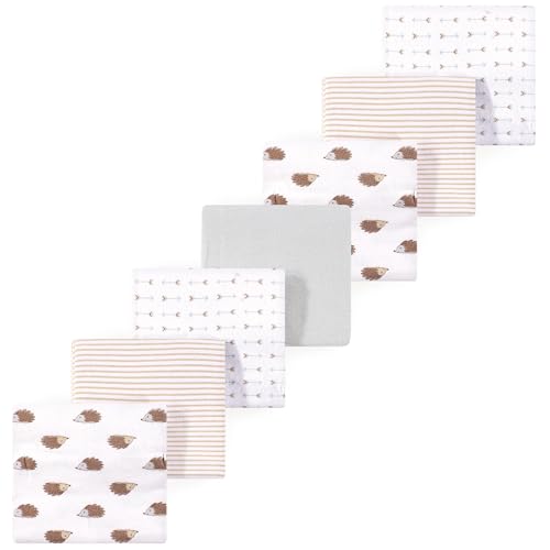 Image of Luvable Friends Little Treasure Flannel Receiving Blankets 7pk