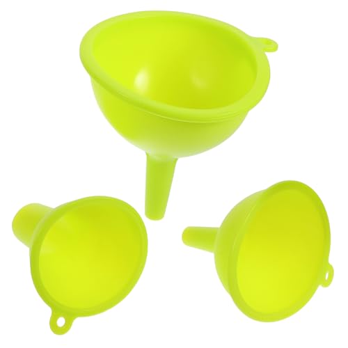 Cabilock Kit Dentonnoirs En Silicone 3 Pièces Entonnoirs À Liquide Pour Bouteilles Entonnoirs À Huile Et Huile De Vinaigre À Utiliser Pour Les Ustensiles De Cuisine